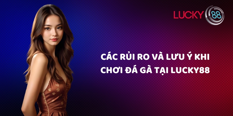 Các rủi ro và lưu ý khi chơi đá gà tại Lucky88